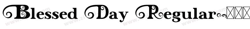 Blessed Day Regular字体转换